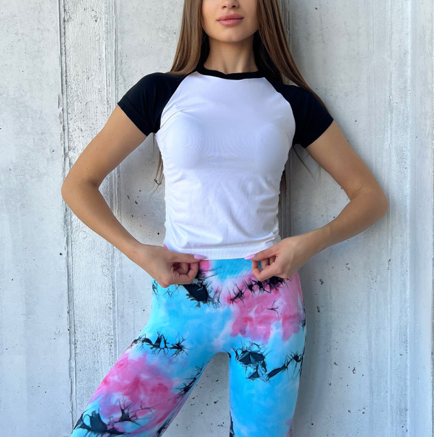 Легінси Різнокольорові з Push-Up Ефектом