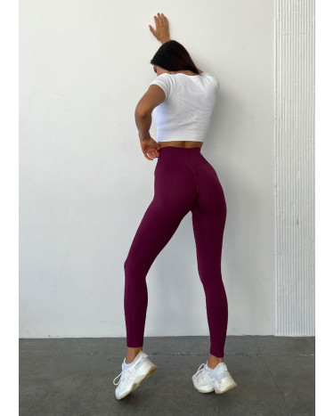 Sportswear Легінси Бордові з Push-Up Ефектом Burgundy