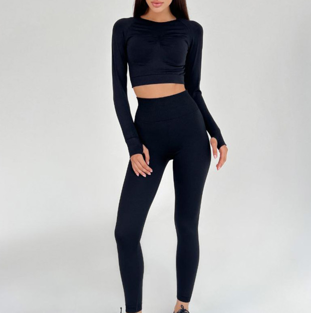 Легінси Чорні з Push-Up Ефектом