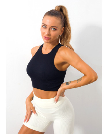 Sportswear Кроп Топ Спортивний Чорний Black