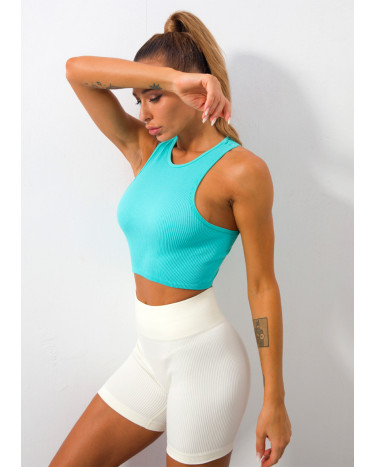 Sportswear Кроп Топ Спортивний Бірюзовий Turquoise