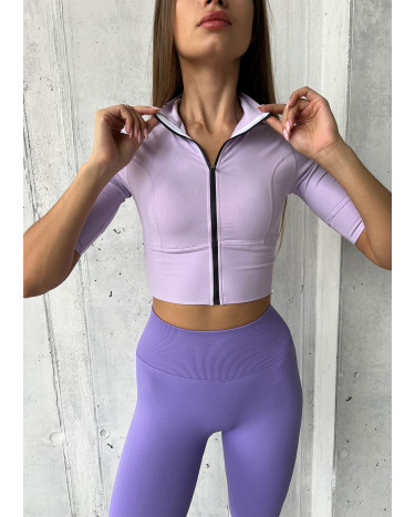 Sweatshirts Кофта на Блискавці Фіолетова Violet