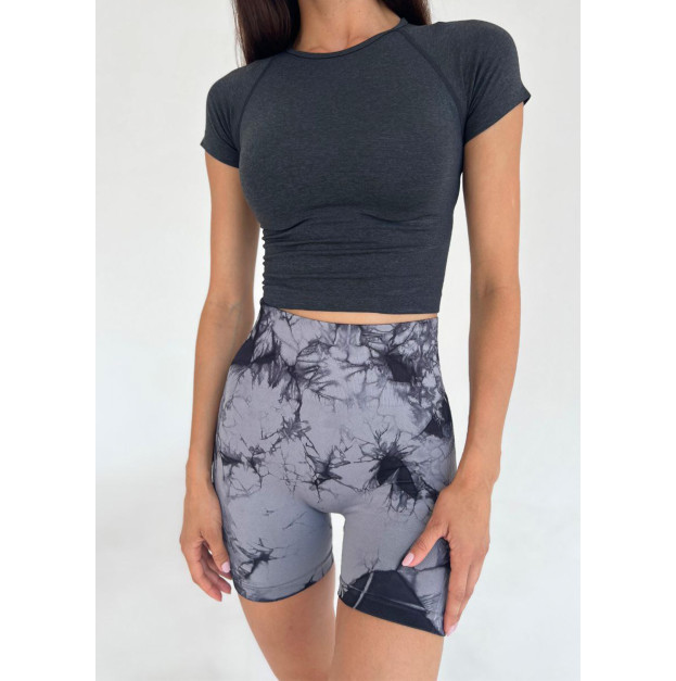 Спортивні Шорти Темно Сірі з Push-Up Ефектом