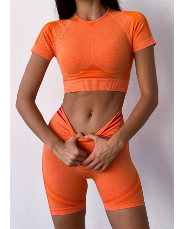 Sportswear Кроп Топ Спортивний Помаранчевий Orange