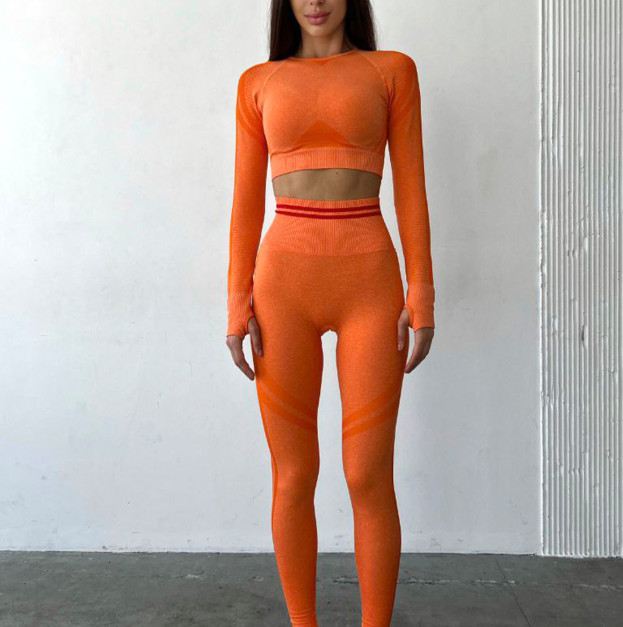 Легінси Помаранчеві з Push-Up Ефектом
