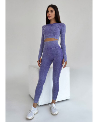 Sportswear Комплект Легінси з Push-Up Ефектом + Рашгард Фіолетовий Violet