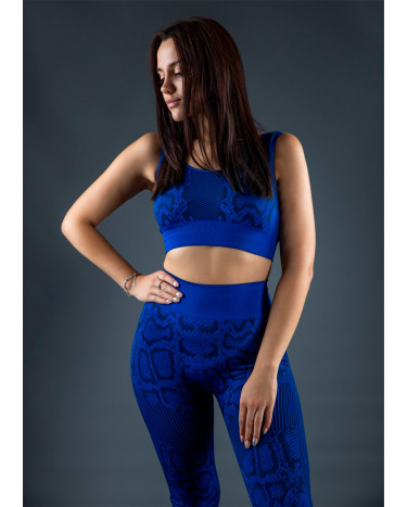 Sportswear Комплект Легінси + Спортивний Топ Синій Blue