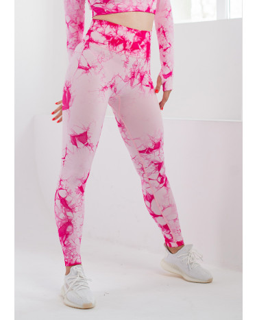 Sportswear Легінси Біло Рожеві з Push-Up Ефектом Pink