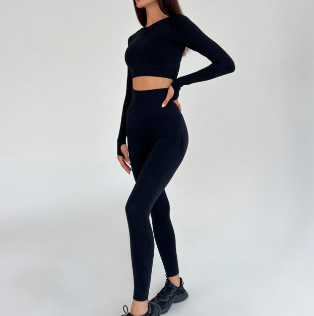 Легінси Чорні з Push-Up Ефектом