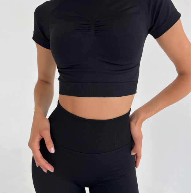 Кроп Топ Спортивний Чорний