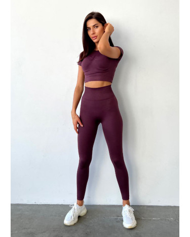 Sportswear Легінси Марсал з Push-Up Ефектом Burgundy