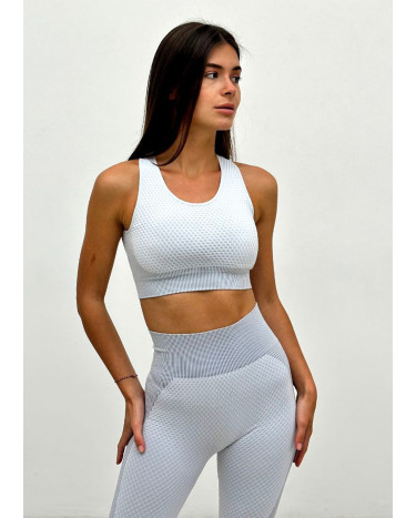 Sportswear Топ Спортивний Білий з Візерунком White