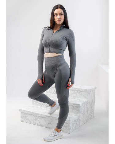 Sportswear Комплект Легінси + Рашгард Сірий Grey