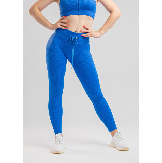 Легінси Сині в Рубчик