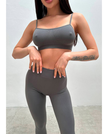 Sportswear Топ Спортивний Сірий Grey