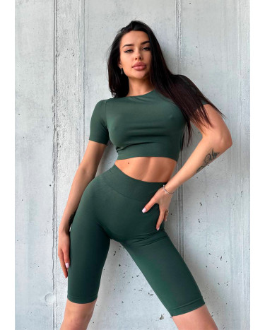 Sportswear Кроп Топ Зелений Green