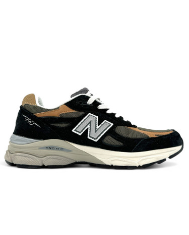 Sneakers New Balance 990 Black Beige Multicolored