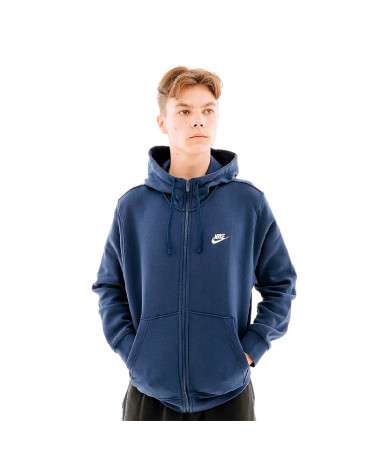 Кофты Кофта Nike CLUB HOODIE FZ BB BV2645-410 Синий