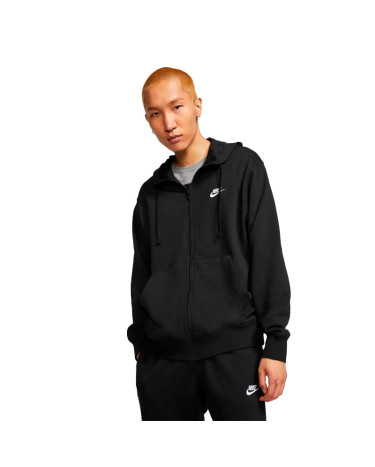 Кофты Кофта Nike CLUB HOODIE FZ FT BV2648-010 Черный