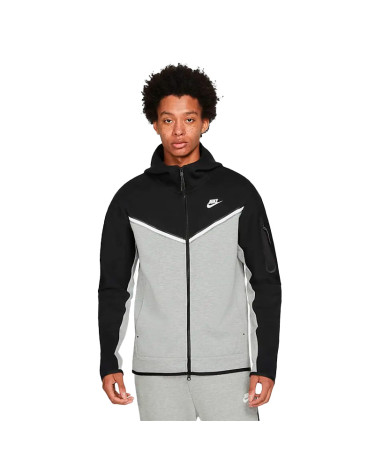 Кофти Кофта Nike TCH FLC HOODIE FZ WR CU4489-016 Чорний/сірий