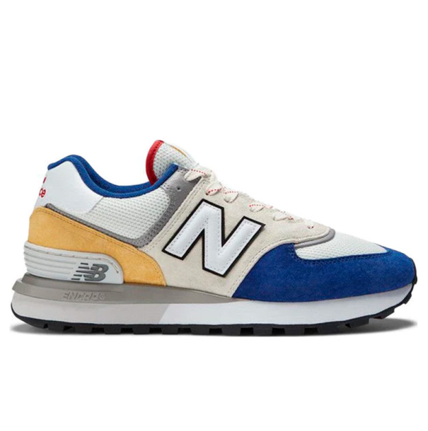 New Balance 574 Legacy White Blue Yellow U574LGD