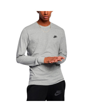 Кофти Кофта Nike CLUB TEE - LS AR5193-063 Сірий