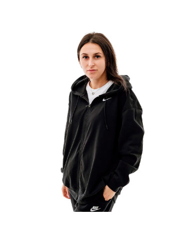 Кофты Кофта Nike NSW JRSY OS FZ HOODIE DM6415-010 Черный