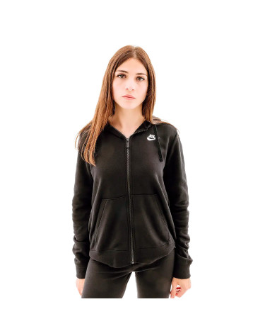 Sweatshirts Кофта Nike CLUB FLC FZ HOODIE STD DQ5471-010 Black