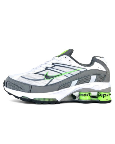 Кросівки Nike Shox Ride 2 x Supreme White Grey Green Різнокольорові