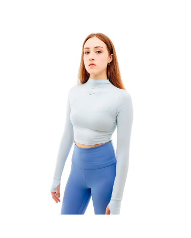 Кофты Кофта Nike ONE LUXE DF LS CROP ESS FB5276-423 Серый