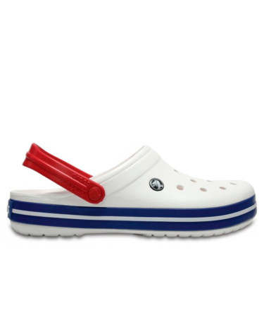 Сабо Crocs Crocband White Blue Білий