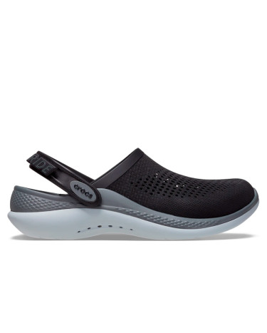 Сабо Crocs LiteRide 360 Clog Black Slate Grey Черный, Серый