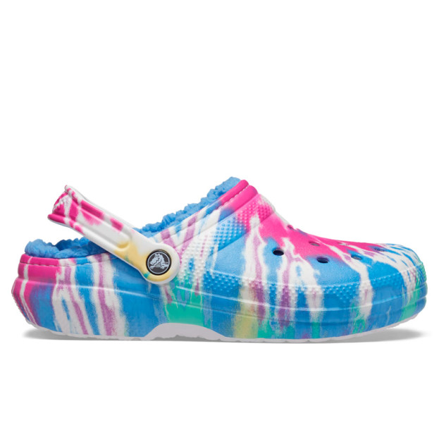 Crocs Classic Lined Tie-Dye Clog Powder Blue Multi