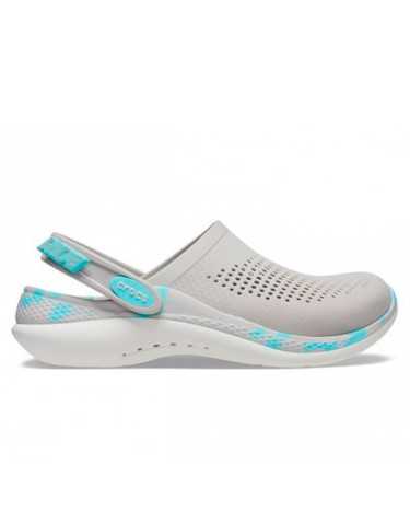 Сабо Crocs LiteRide 360 Clog Pearl White Multi Сірий