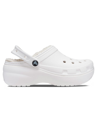 Сабо Crocs Classic Platform Lined Clog White Белый
