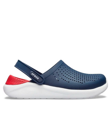 Сабо Crocs LiteRide Clog Navy Pepper Белый, Синий