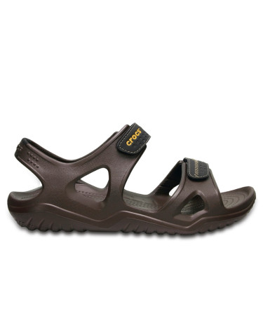 Sabo Crocs Swiftwater River Sandal Espresso Brown