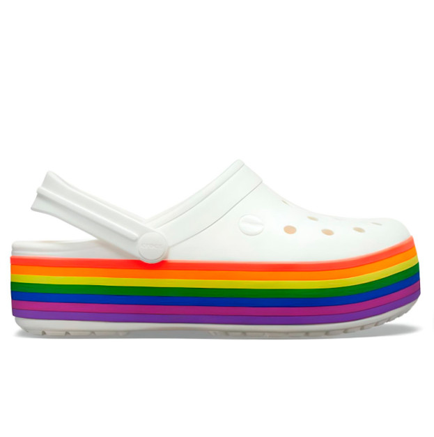 Crocs Crocband Platform Rainbow