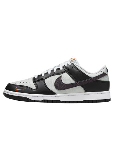 Кроссовки Nike Dunk Low Grey Black Orange FN7808-001 Черный/серый