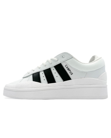 Кроссовки Adidas Campus x Bad Bunny White Black Черный/белый