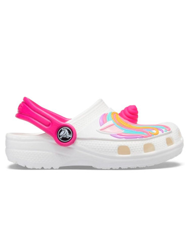 Сабо Crocs Classic Kids I AM Unicorn White Білий