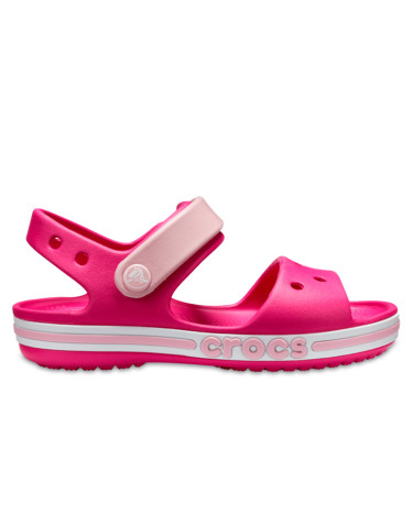Сабо Crocs Bayaband Sandal Kids Candy Pink Рожевий