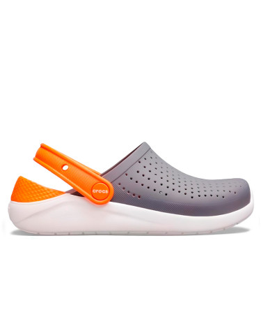 Сабо Crocs Literide Kids Charcoal White Сірий