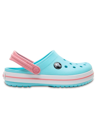 Сабо Crocs Crocband Kids Ice Blue White Блакитний