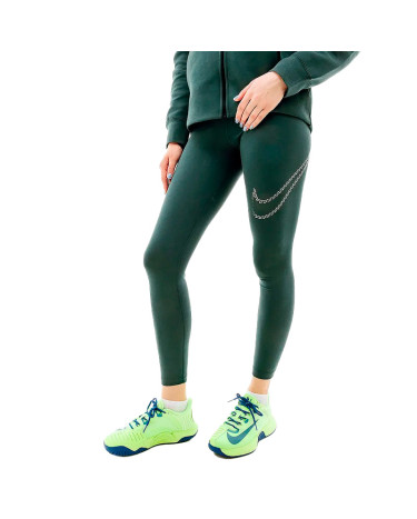 Спортивная одежда Легінси Nike NS PE SHINE HR TGHT FB8766-328 Зеленый