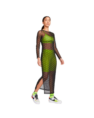 Other clothes Сукня Nike NSW AIR AOP MESH LS DRESS DV8249-010 Black