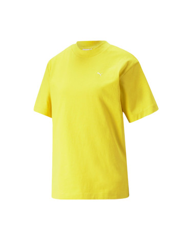 Футболки Футболка Puma YONA SUNP Mock Neck Tee 53797741 Желтый
