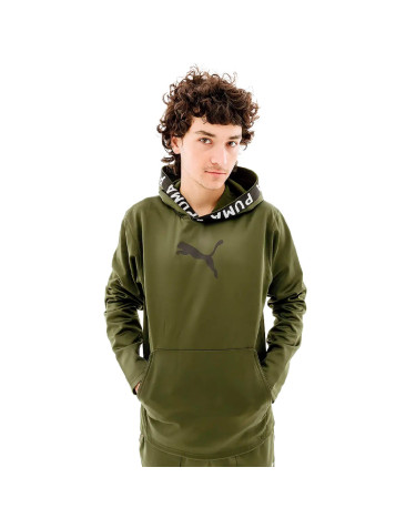 Кофты Кофта Puma TRAIN PWR FLEECE HOODIE 52089333 Оливковый