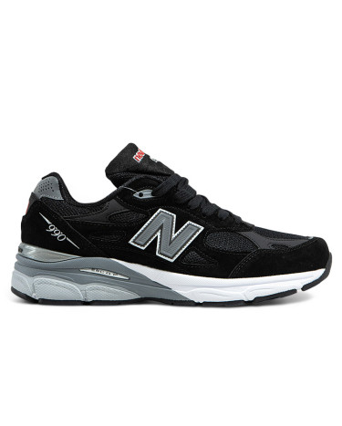 Sneakers New Balance 990v3 Black White Black/gray