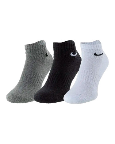 Носки/Гетры Носки Nike NK EVERYDAY CSH ANKL 3PR 132 SX7667-964 Белый, Черный, Серый